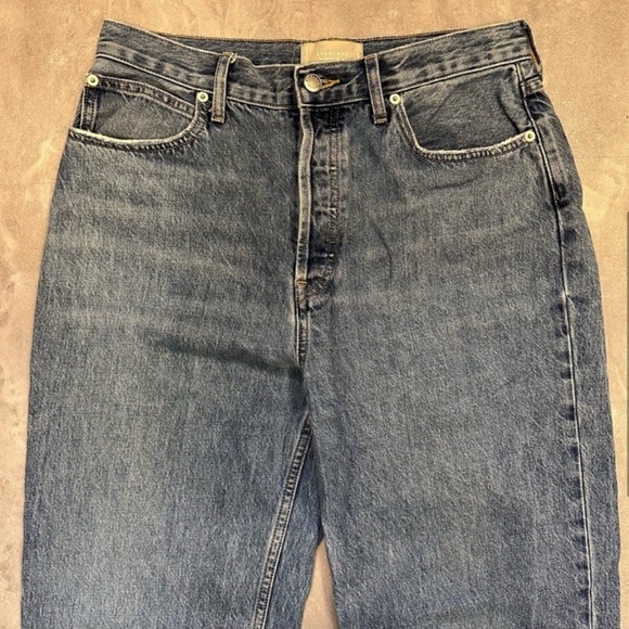 EVERLANE The Rigid Way High Jean Light Indigo Jeans Size 30 Regular - Picture 3 of 11